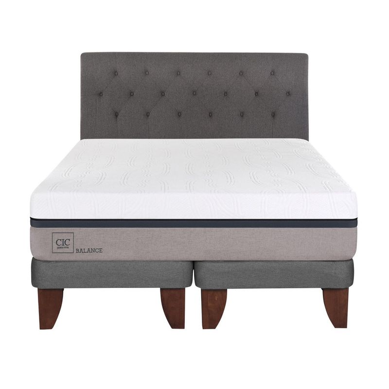 CIC - Cama europea balance king + respaldo