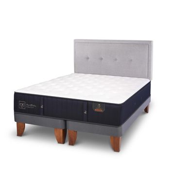 Cama europea premium 2 plazas bd + respaldo