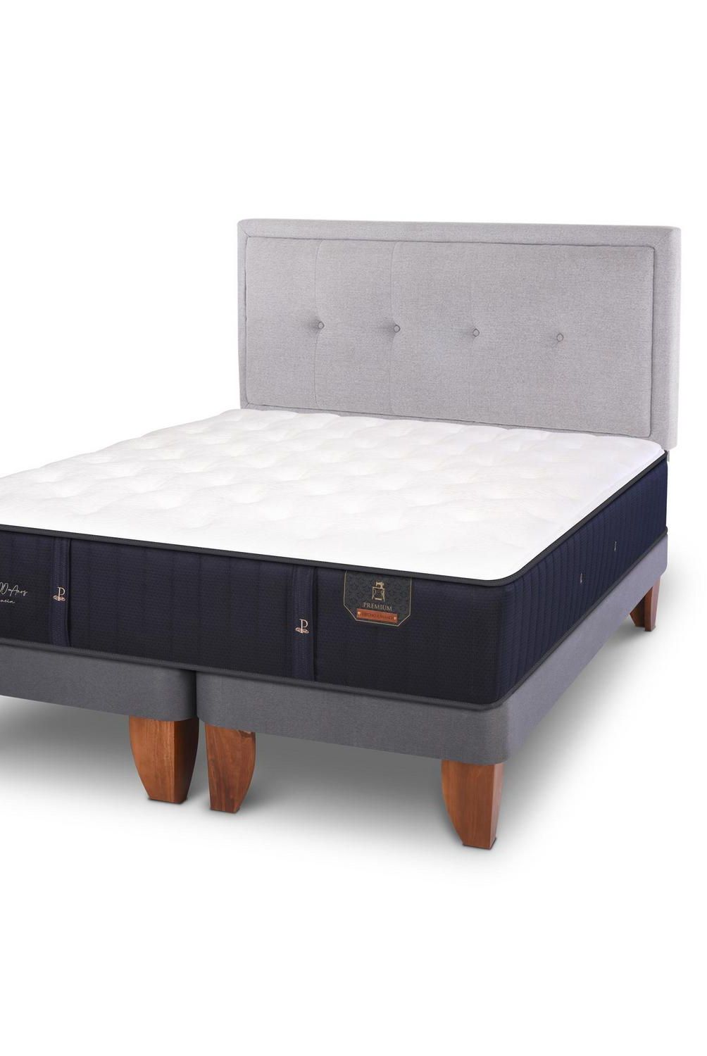 CIC - Cama europea premium 2 plazas bd + respaldo