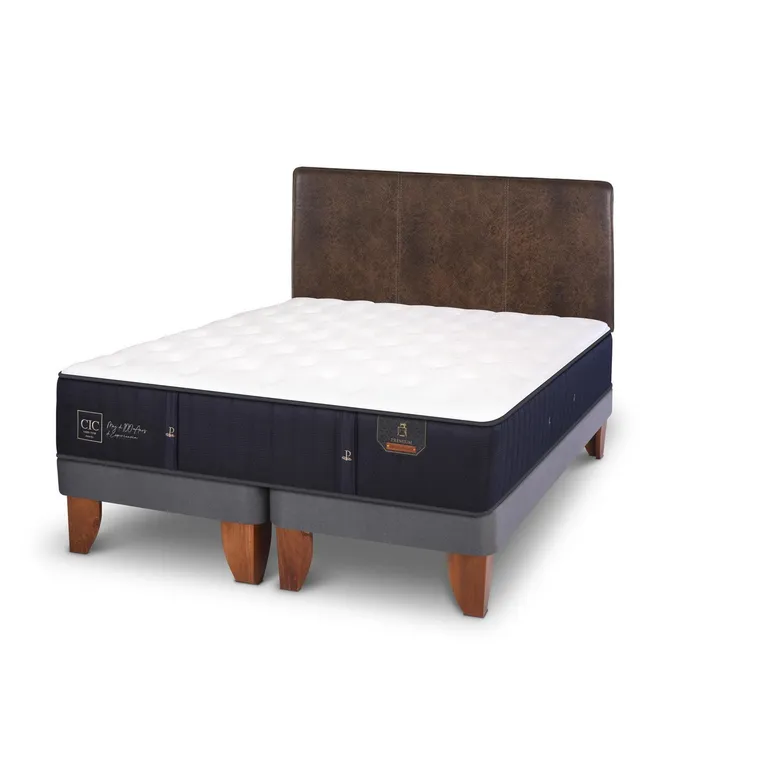 CIC Cama Europea Premium King + Respaldo