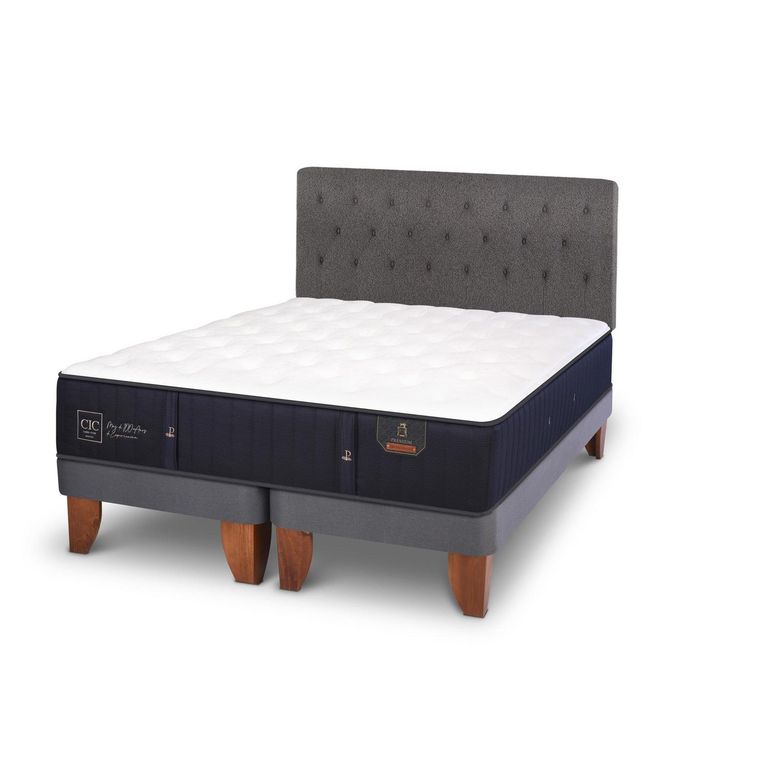 CIC Cama Europea Premium King + Respaldo