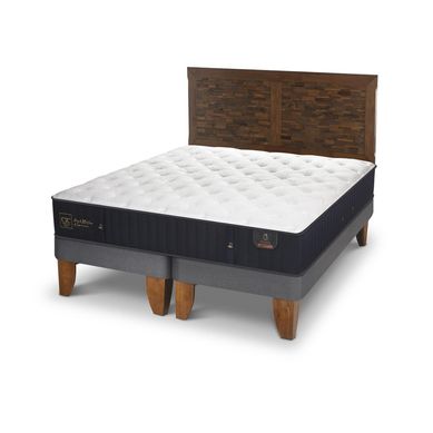 Cama europea premium king + respaldo
