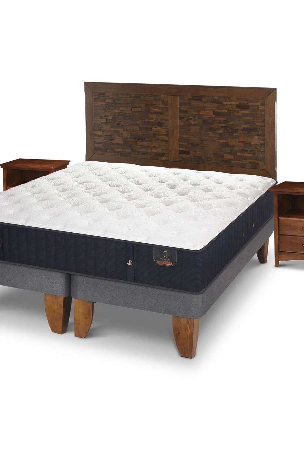 CIC - Cama europea premium king + muebles