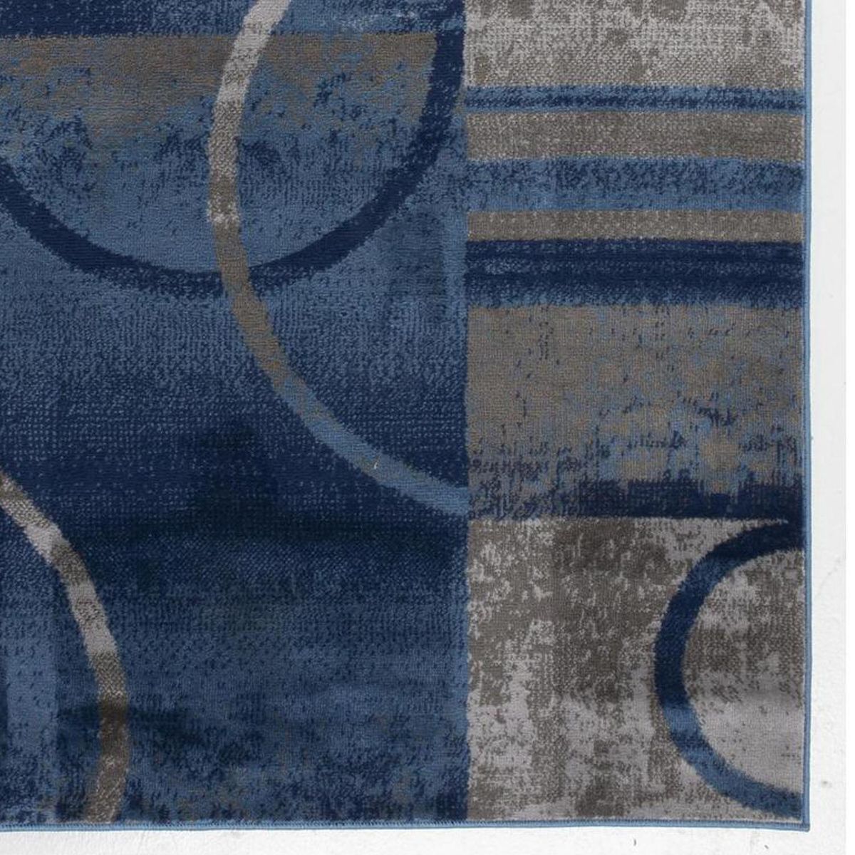 IDETEX - Alfombra heatset Qatar 80x120 cm azul