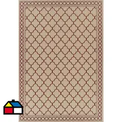 IDETEX - Alfombra sisal dawn 160x230 cm rojo