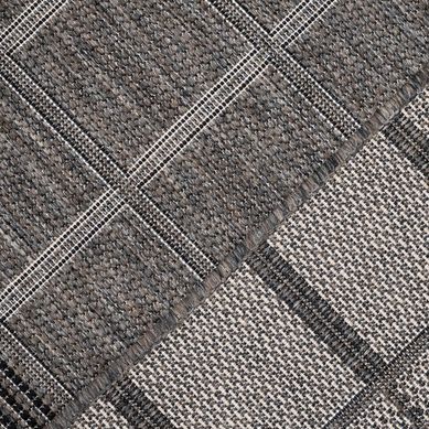 Alfombra sisal dawn 160x230 cm negro