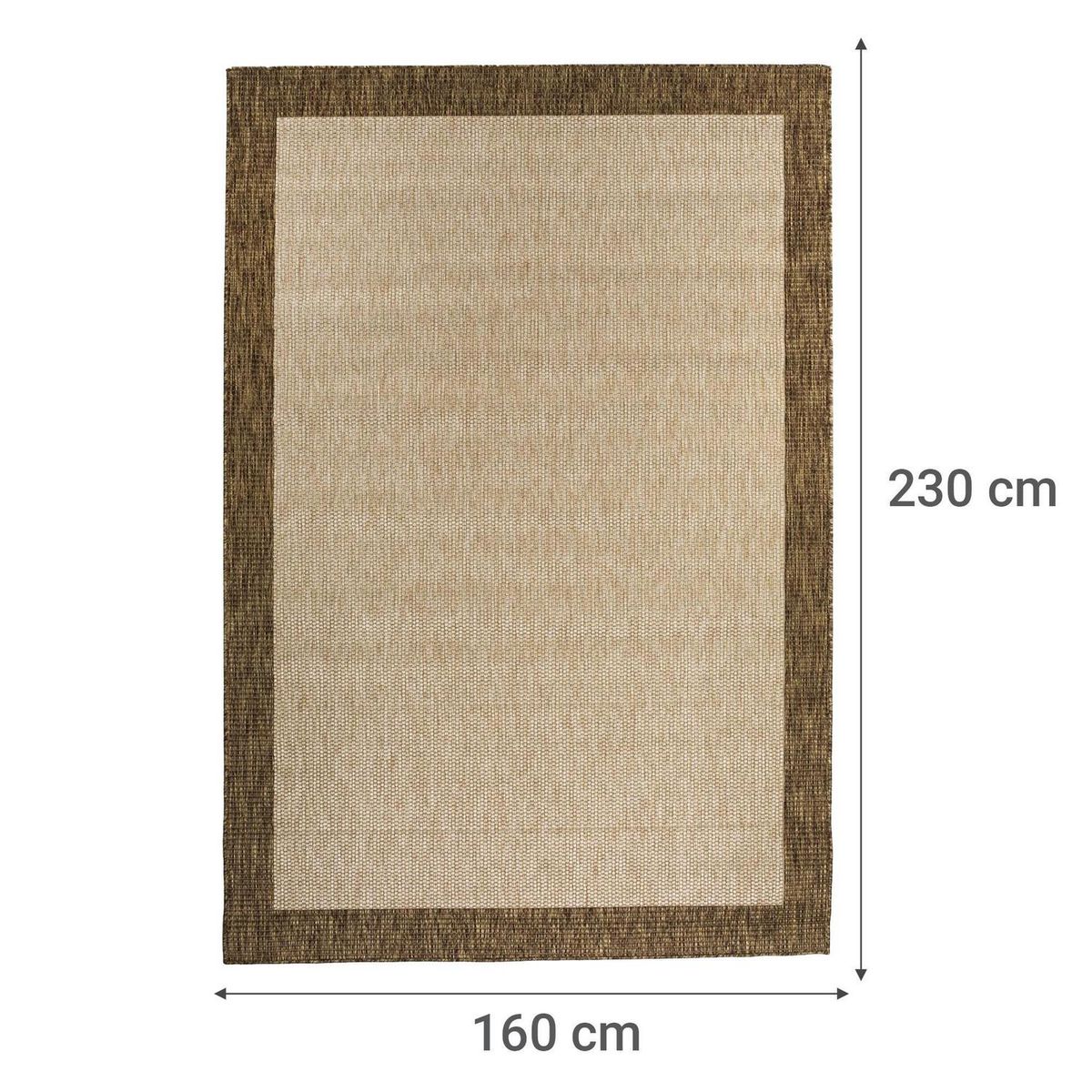 IDETEX - Alfombra Sisal Poseidón 160x230 cm Sisal Sand