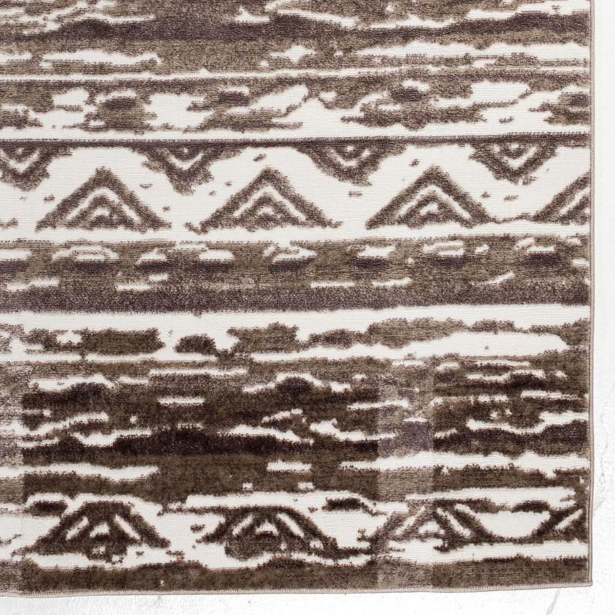 IDETEX - Alfombra Heatset Ethnic 80x120 cm Polipropileno Café