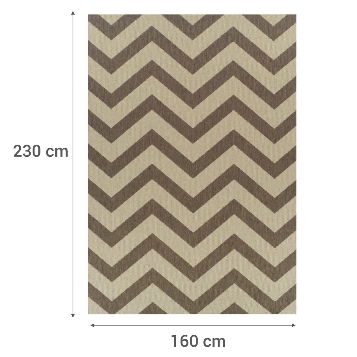 IDETEX - Alfombra Dawn 160x230 cm Sisal Café