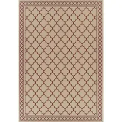 IDETEX - Alfombra sisal dawn 200x285 cm rojo