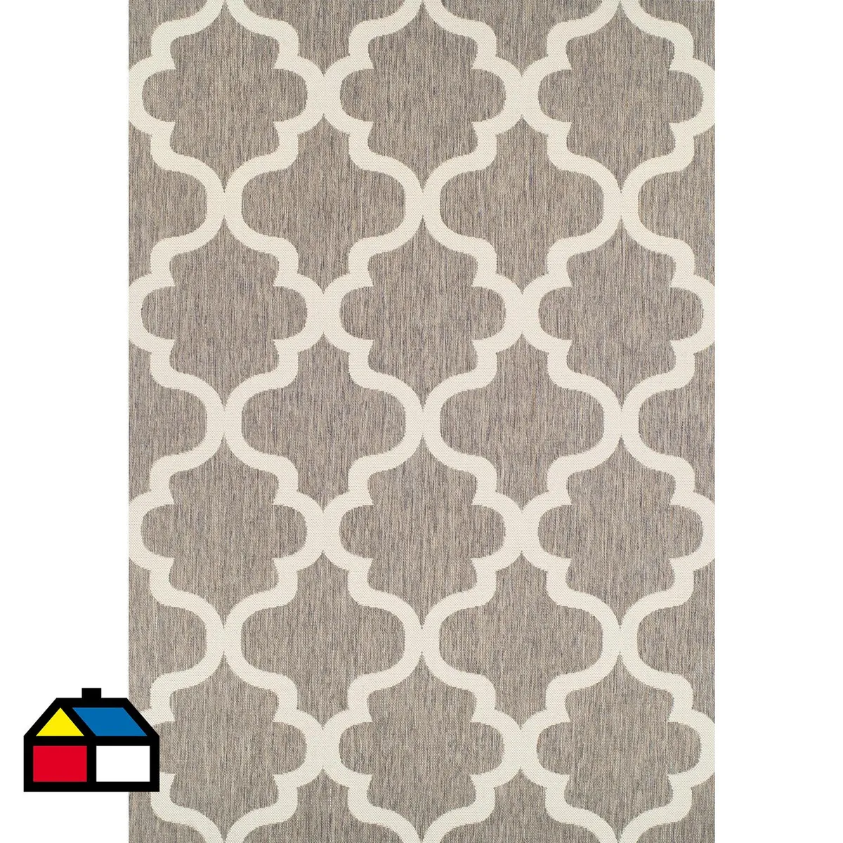 IDETEX - Alfombra Grande Dawn 280x285 cm Sisal Gris