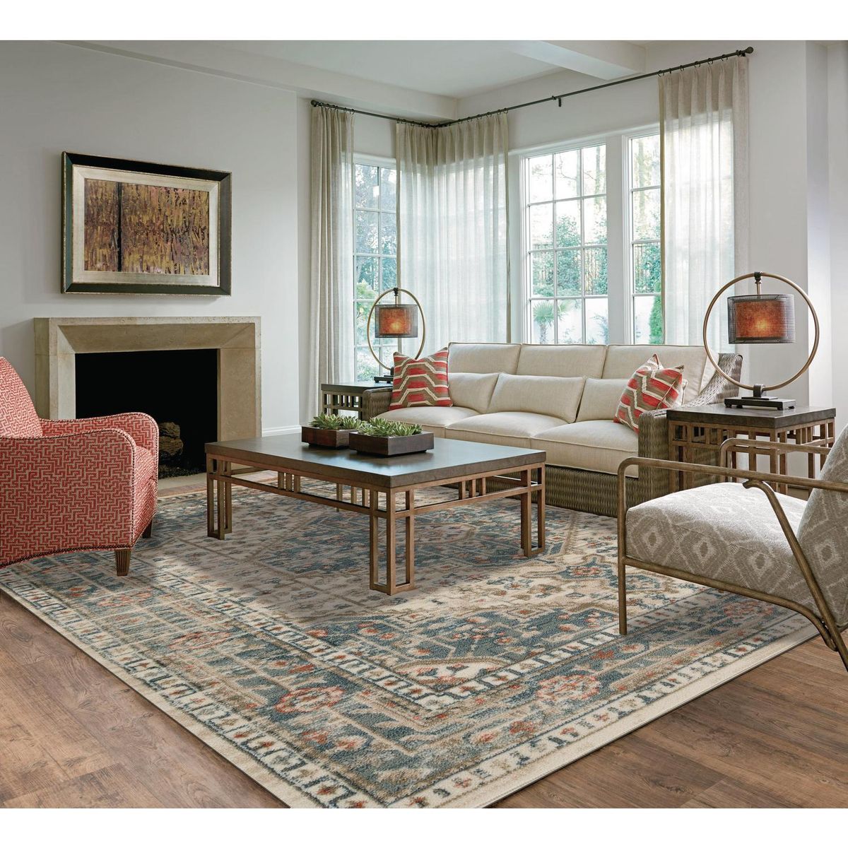 IDETEX - Alfombra compel wash 160x235 cm multicolor