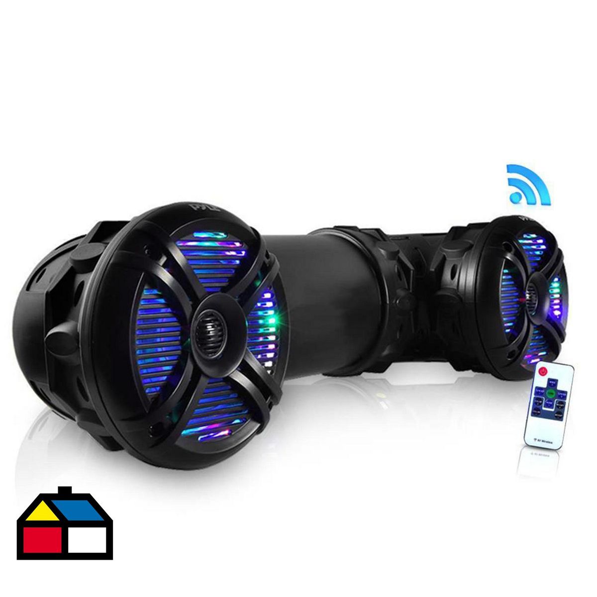 PYLE PURE CLEAN - Parlante con Bluetooth 6,5" 800 W para cuatrimoto