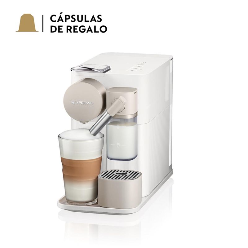 NESPRESSO - Cafetera Lattissima de Cápsula One 1 l 1200 W Blanca