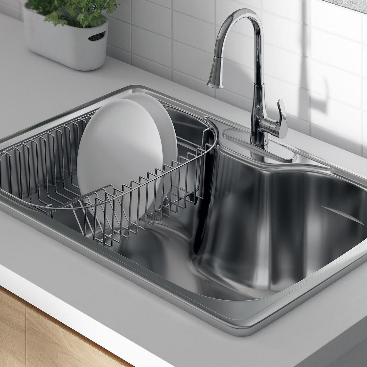 FDV - Lavaplatos 1 Cubeta(s) 66x22x45.5 cm Acero inoxidable