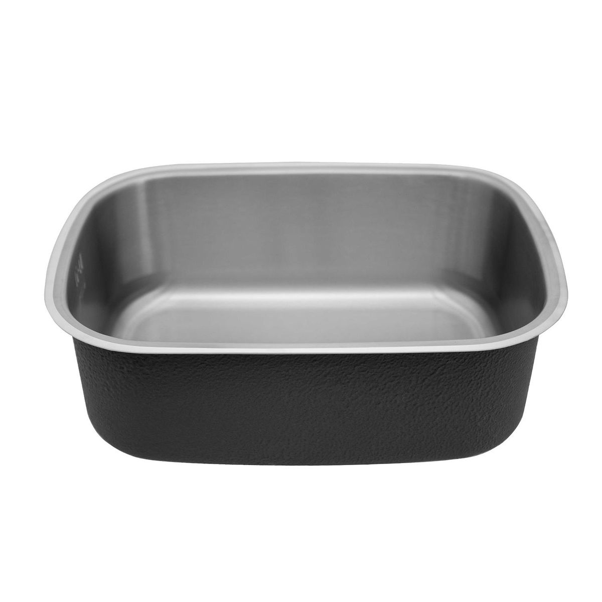 FDV - Lavadero Cubeta Forma Rectangular Acero Inoxidable 59x18.3x44 cm Gris