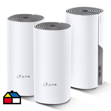 Pack 3 extensores Wifi Mesh AC1200 DECO E4 Ethernet
