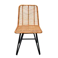 DECO MIMBRE - Silla Emilia mimbre 80x45x40 cm natural