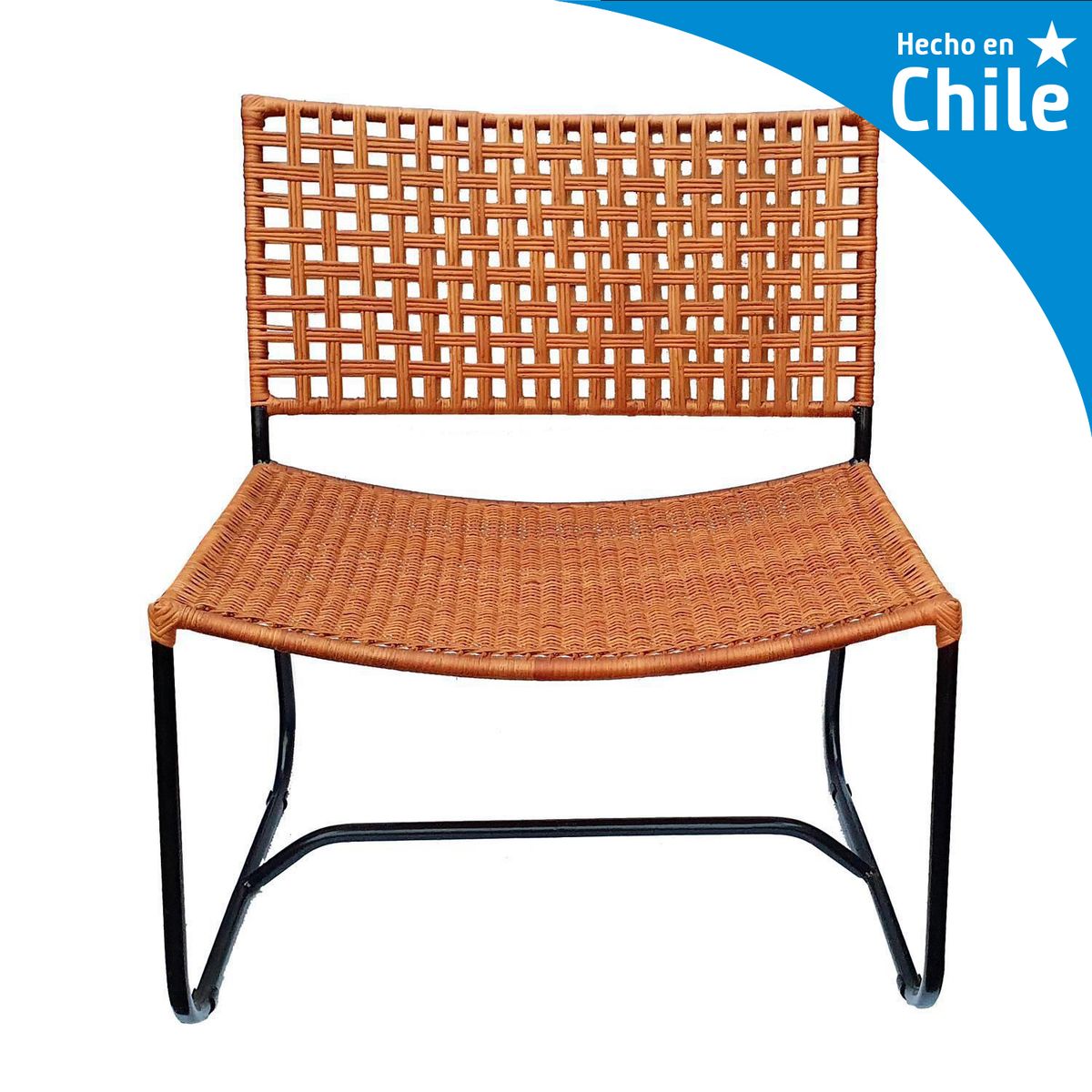DECO MIMBRE - Sillón Carolina mimbre 80x70x45 cm Natural