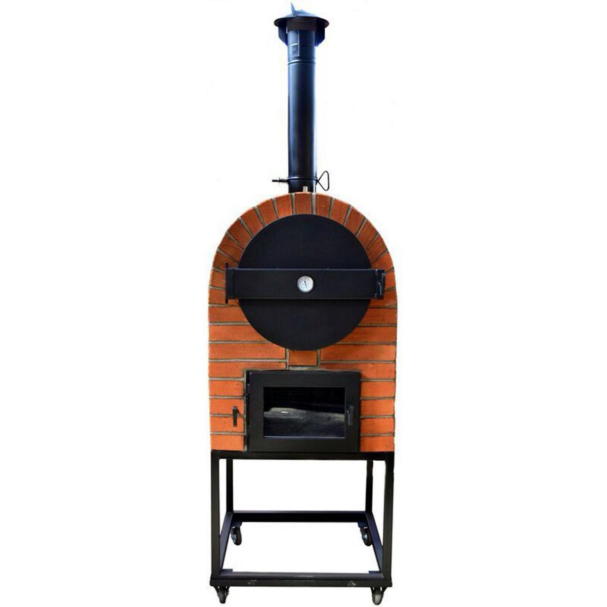 ROLDIC - Horno a Leña 99 Litros Enchape Ladrillo Metal