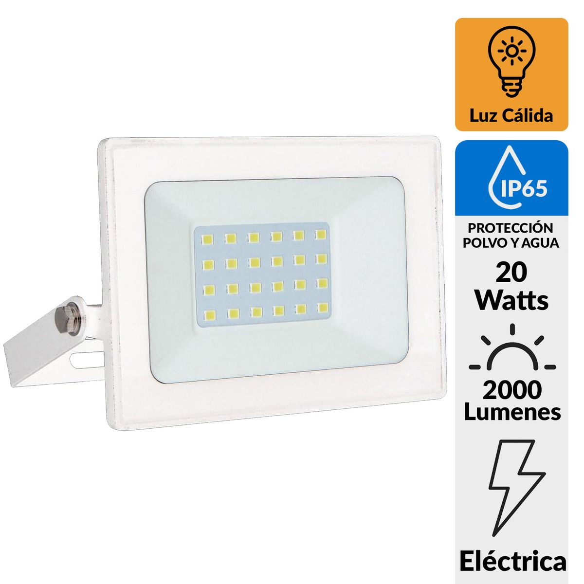 HALUX - Reflector 20 W IP 65 2000 lm Luz Cálida
