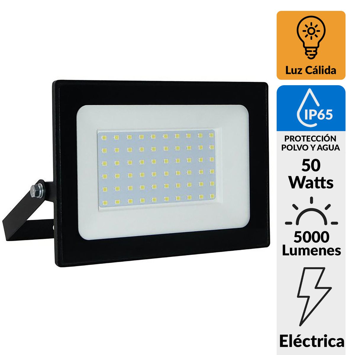 HALUX - Reflector 50 W IP 65 5000 lm Luz Cálida