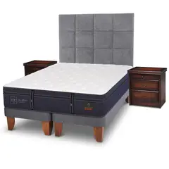 CIC - Cama europea grand premium king + muebles