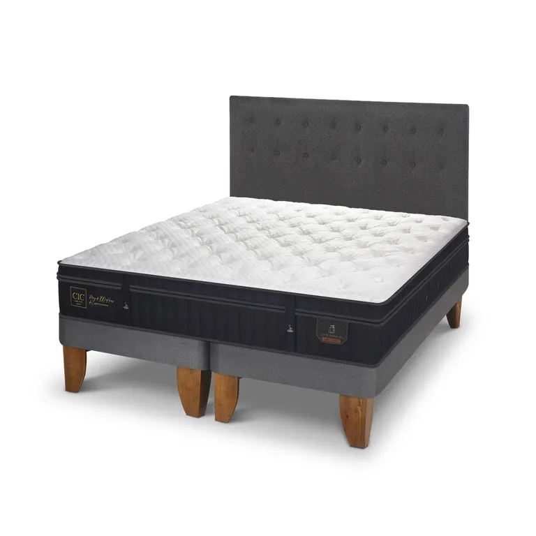 Cama Europea Super Premium King + Respaldo