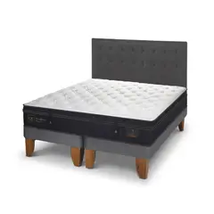 CIC - Cama europea super premium king + respaldo