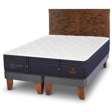Cama europea grand premium 2 plazas bd + respaldo