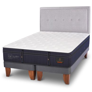 Cama europea grand premium king + respaldo