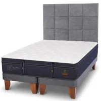 Cama Europea Grand Premium King + Respaldo