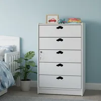 Cajonera 5 Cajón(es) Blanca Auto 60x115x40 cm Blanco