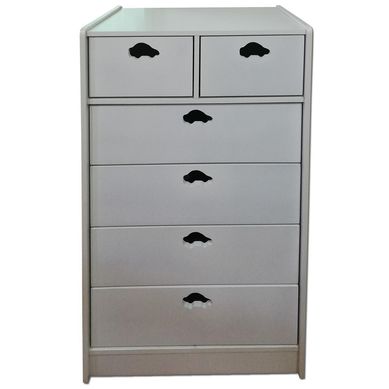 Cajonera 6 Cajones Blanco Auto 115x70x40 cm