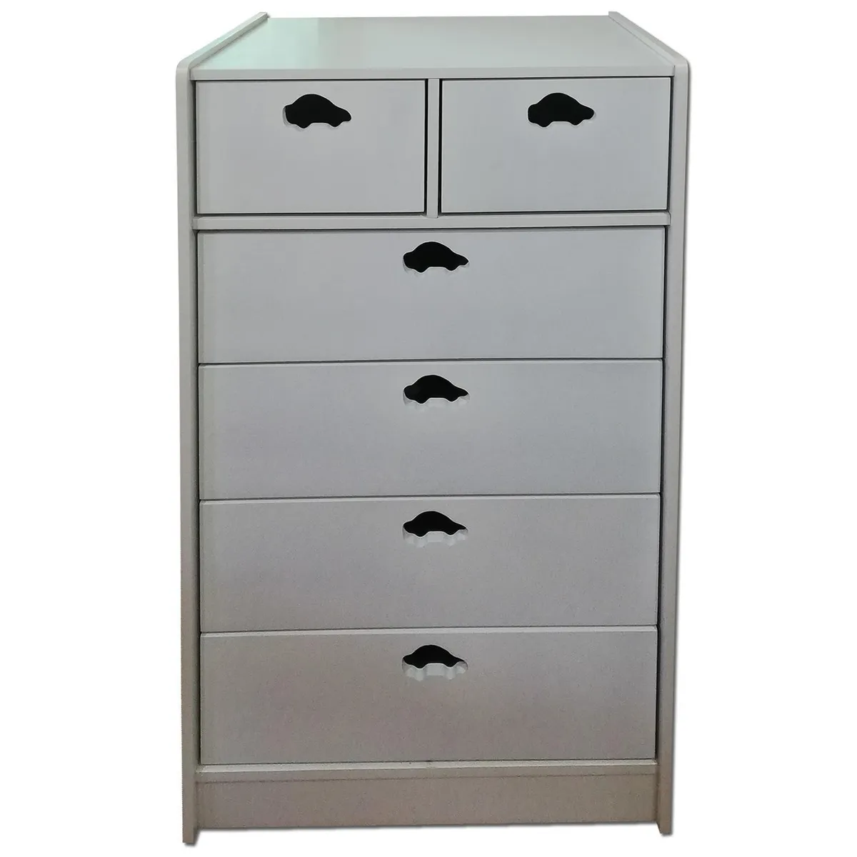 MUEBLES KIDS - Cajonera 6 Cajón(es) Blanca Auto 70x115x40 cm Blanco