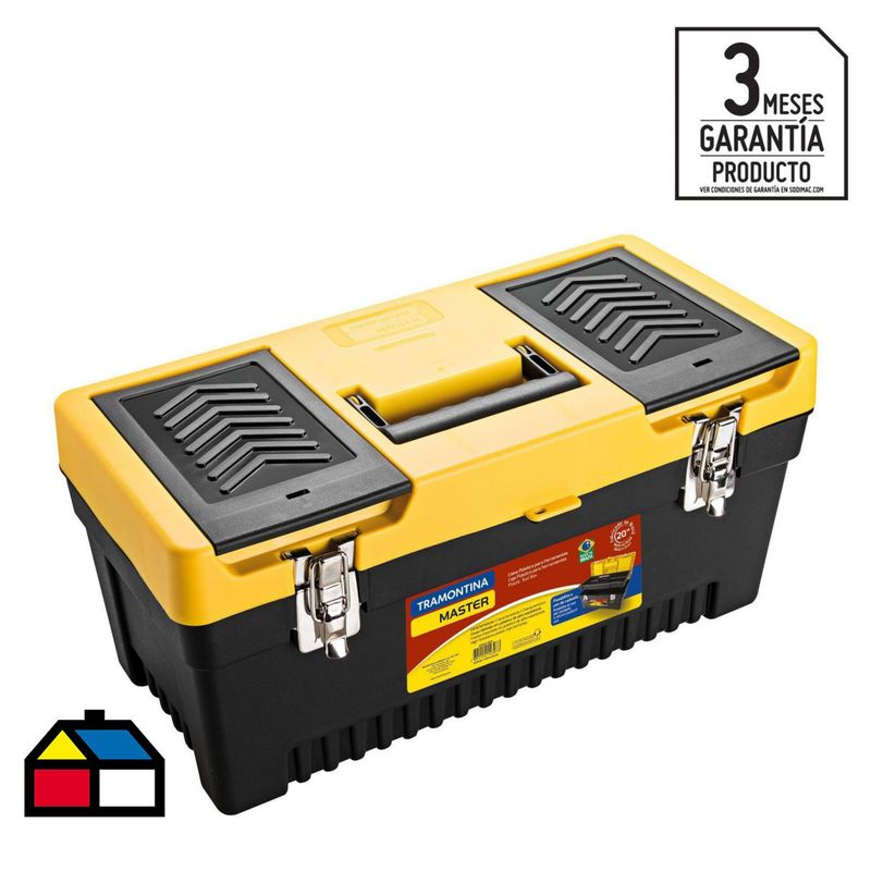 TRAMONTINA - Caja porta herramientas plástica 20"