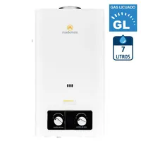 Calefont Gas Licuado 7 Litros Tiro Natural Ionizado