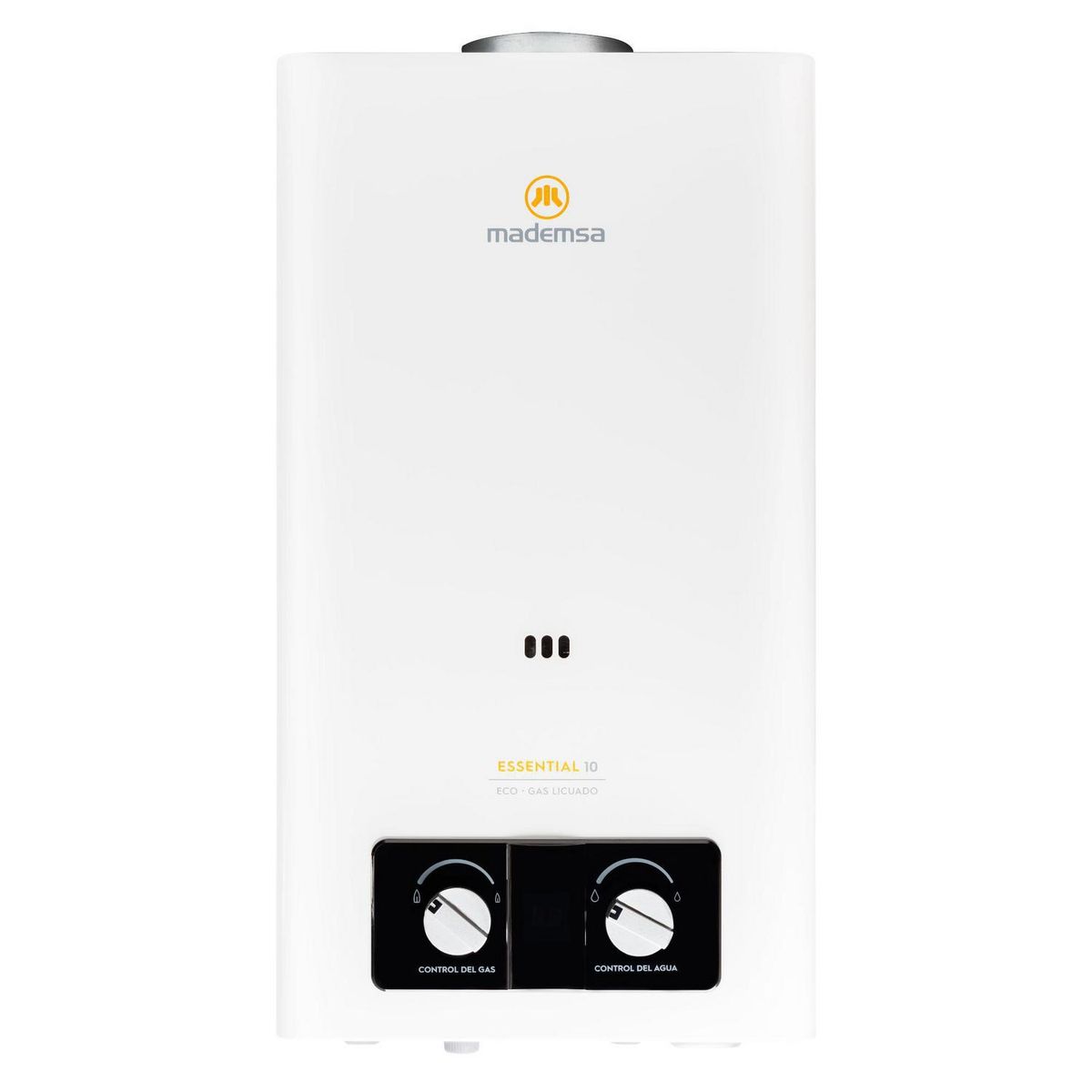 MADEMSA - Calefont Gas Licuado 10 Litros Tiro Natural Ionizado