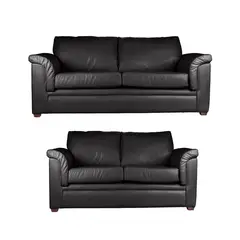 LATAM HOME - Living 3 cuerpos Ancona 85x77x337 cm Negro