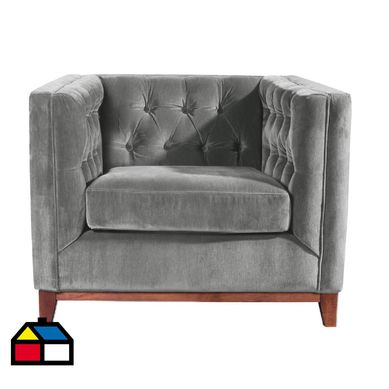 Sofa Roma 1 Cuerpo Tela Velvet