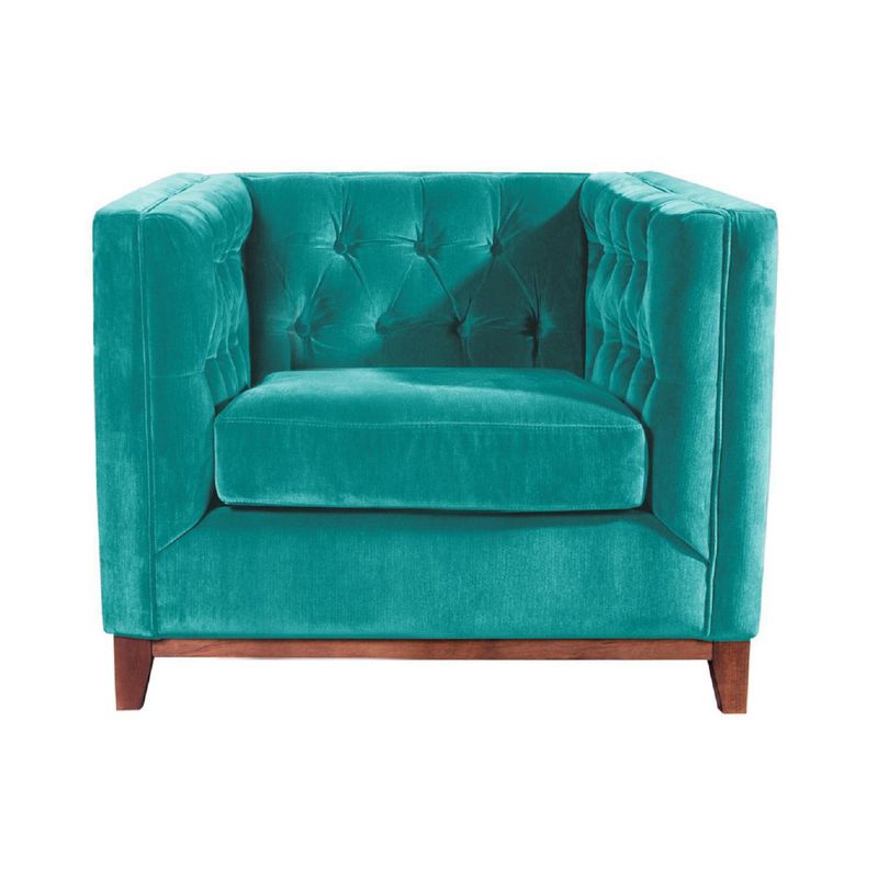 LATAM HOME - Sofa Roma 1 Cuerpo Tela Velvet