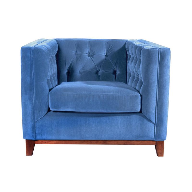 LATAM HOME - Sofa Roma 1 Cuerpo Tela Velvet