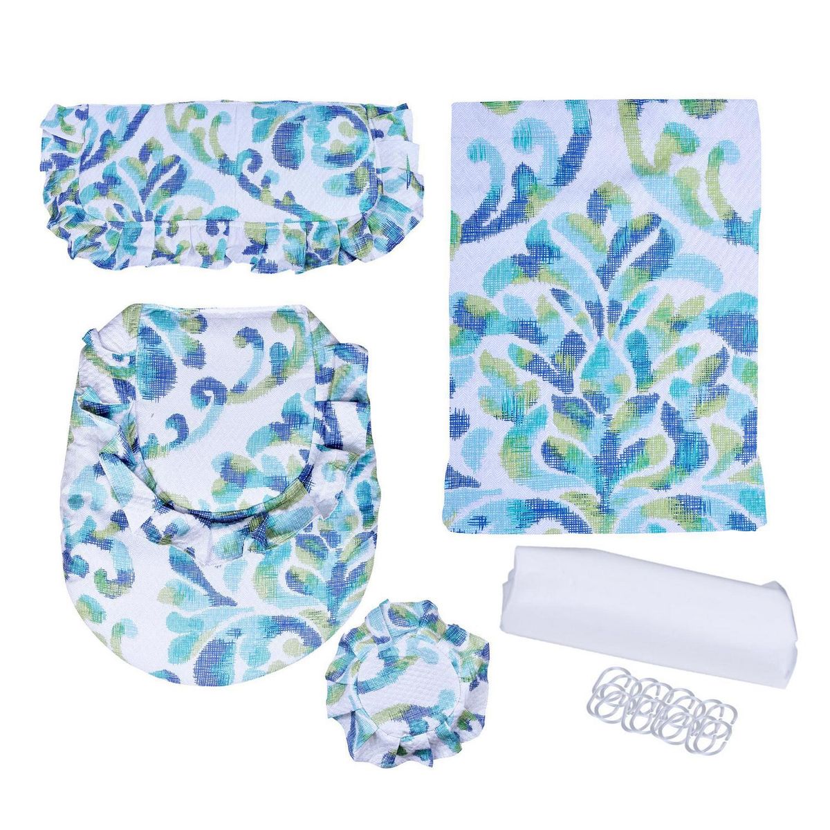 MASHINI - Set de baño vintage 6 piezas