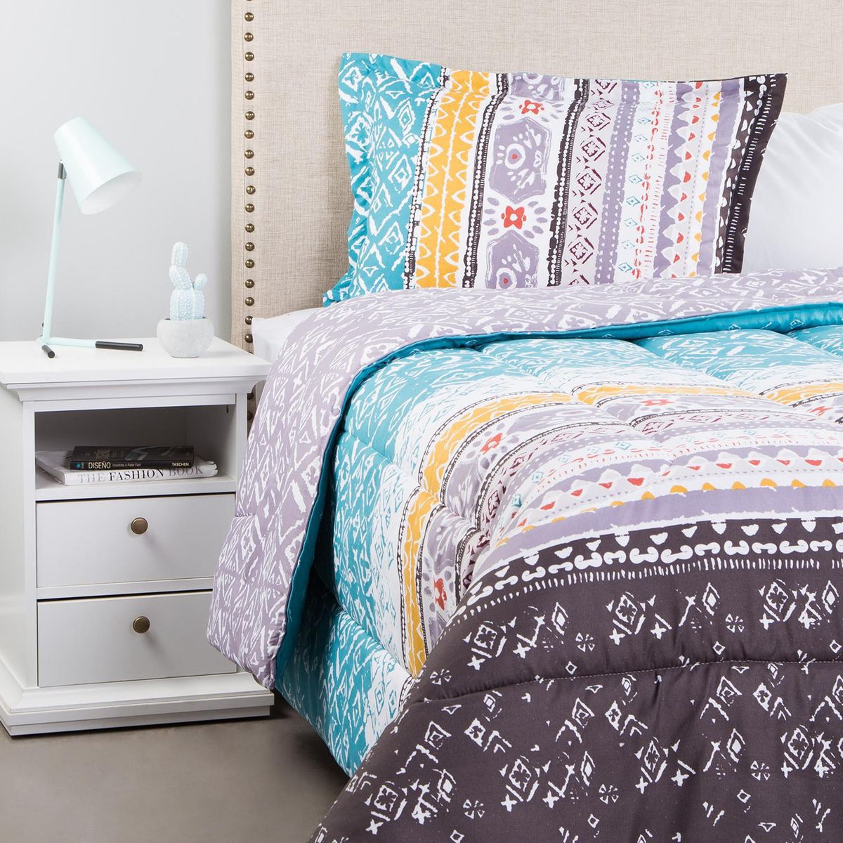 ELEMENT & CO - Plumón 1.5 plazas Atlantis Multicolor 