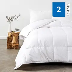 CANNON - Plumón plumas 50% blanco 2 plazas