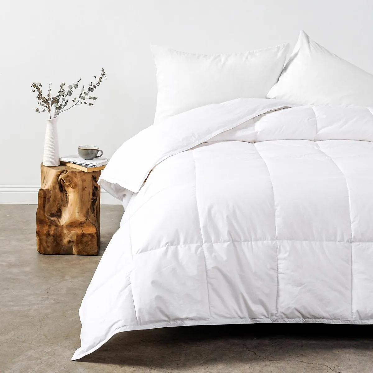 CANNON - Plumon Pluma Ganso 50% Pluma Pecho 1,5 plazas Blanco