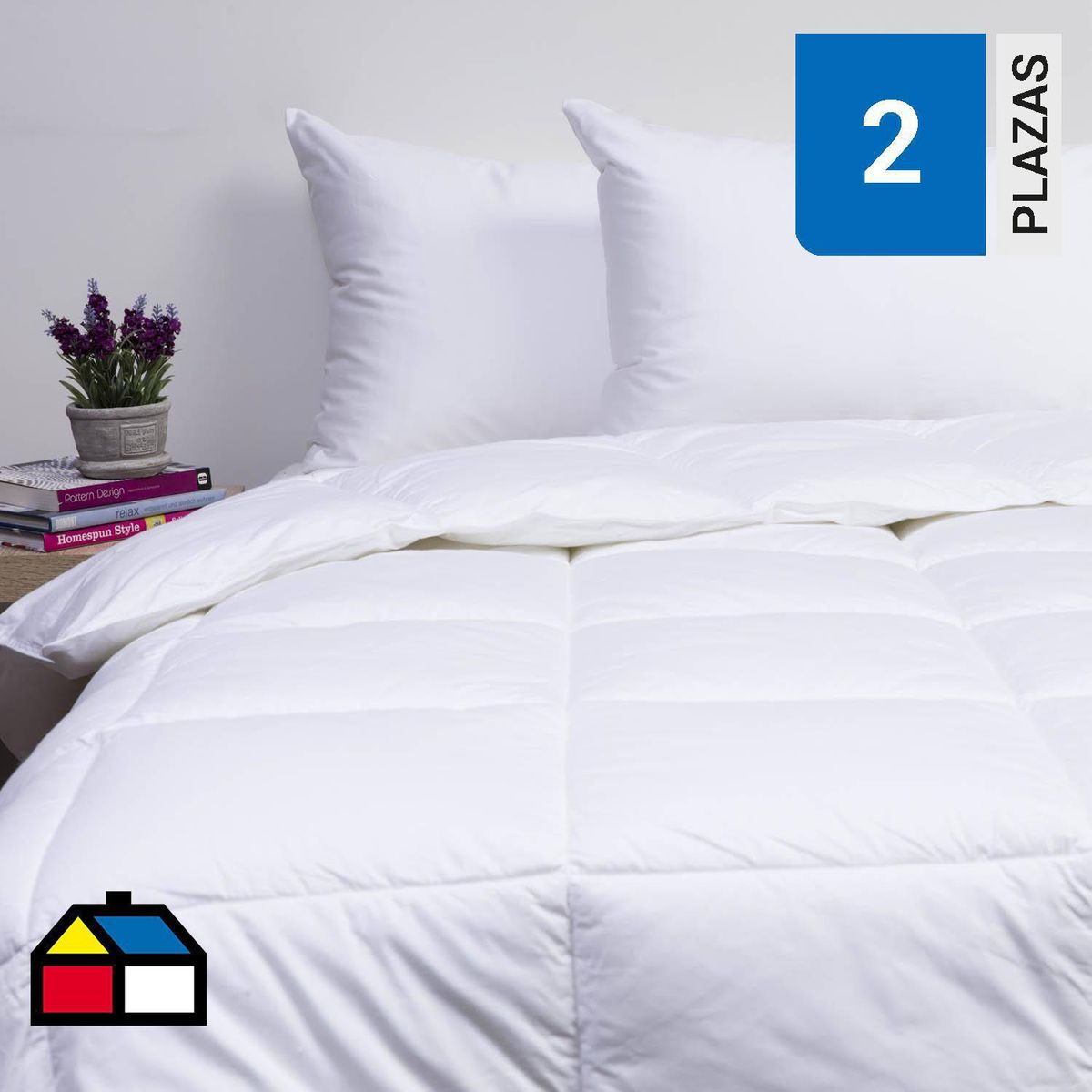 ROYAL SUPREME - Plumón 2 plazas Blanco 