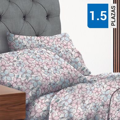Sbana 144 hilos Elif multicolor 1.5 plazas