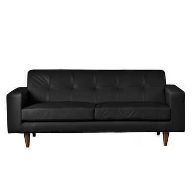 Sofa Salerno 3 Cuerpos Pu Negr