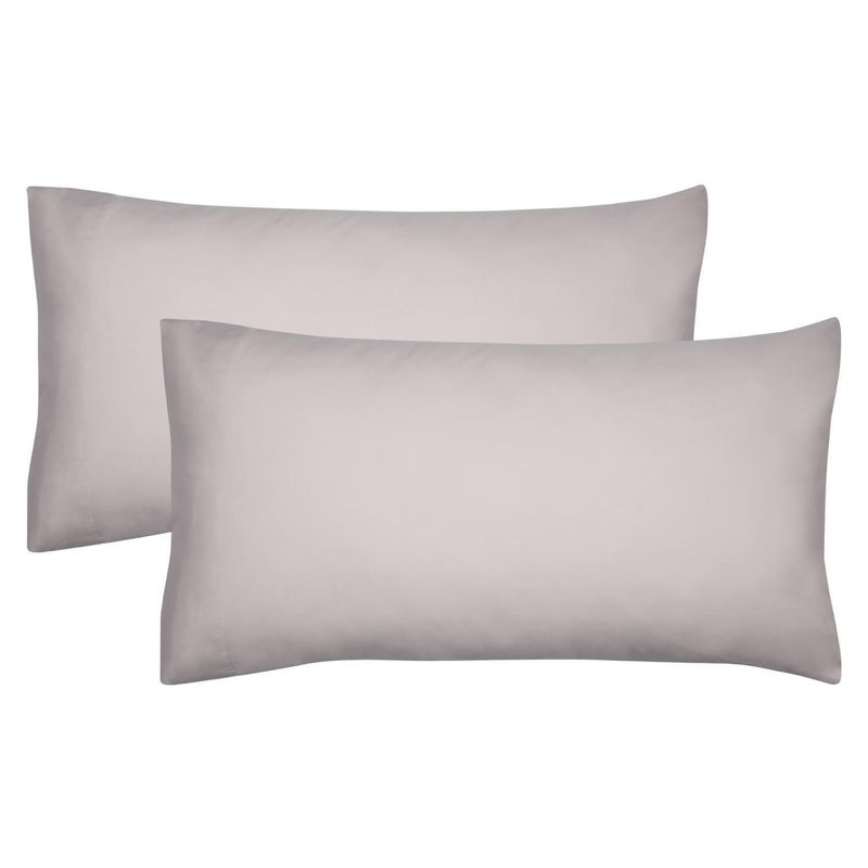 ELEMENT & CO - Set funda de almohadas liso sand 52x91 cm